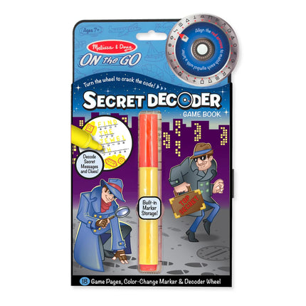 Secret Decoder Game - On the Go Travel Activity Blue