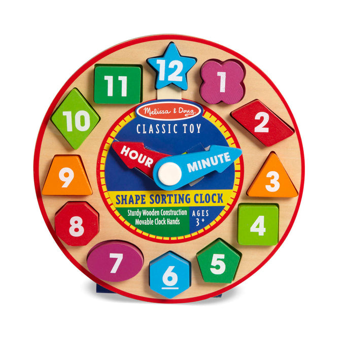 Shape Sorting Clock Toy