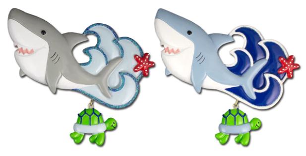 Shark Assorted Personalized Christmas Ornament NT178