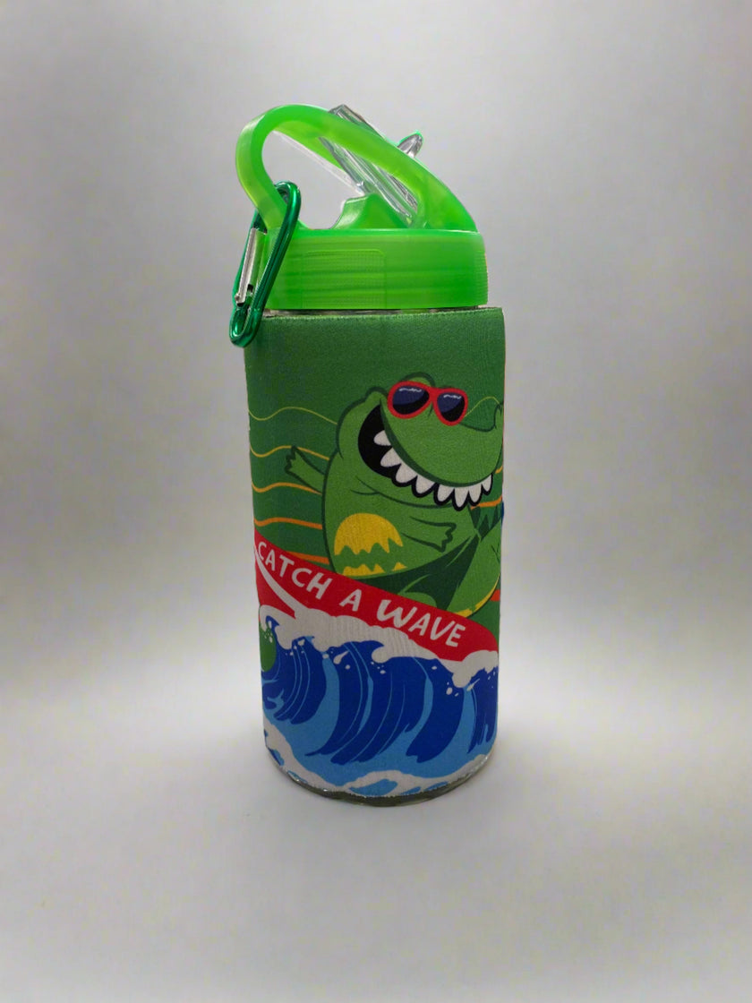 Sports Bottle with Insulator Sleeve-Gator Surf