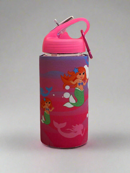 Sports Bottle with Insulator Sleeve-Mermaids