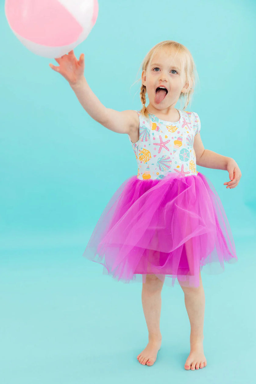 Summer Splash Tank Tutu Dress