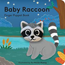 Finger Puppet Board Book- Baby Raccoon