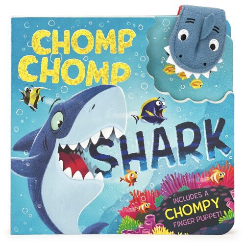Finger Puppet Board Book- Chomp Chomp Shark
