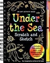 Scratch and Sketch Under the Sea Activity Book