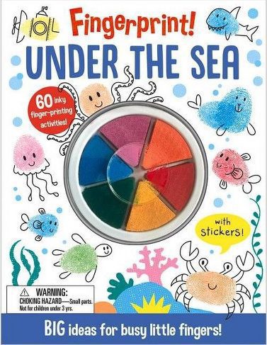 Fingerprint! Under The Sea Hardcover Book