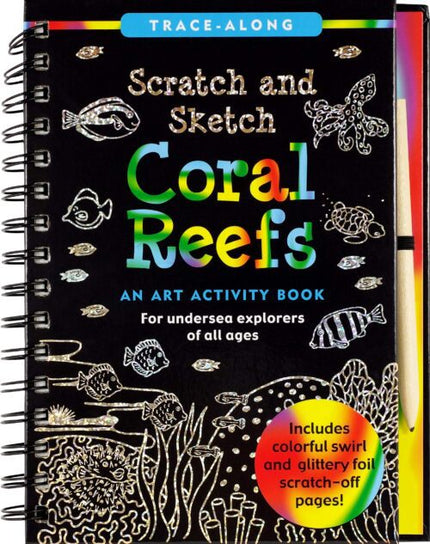 Scratch and Sketch Coral Reefs Activity Book