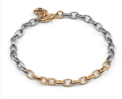 Two-Tone Chain Bracelet