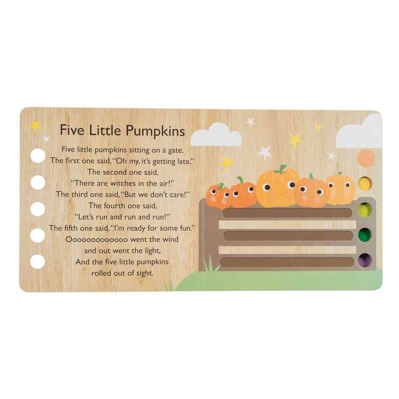Touch and Trace Nursery Rhymes: Five Little Pumpkins Board Book ...