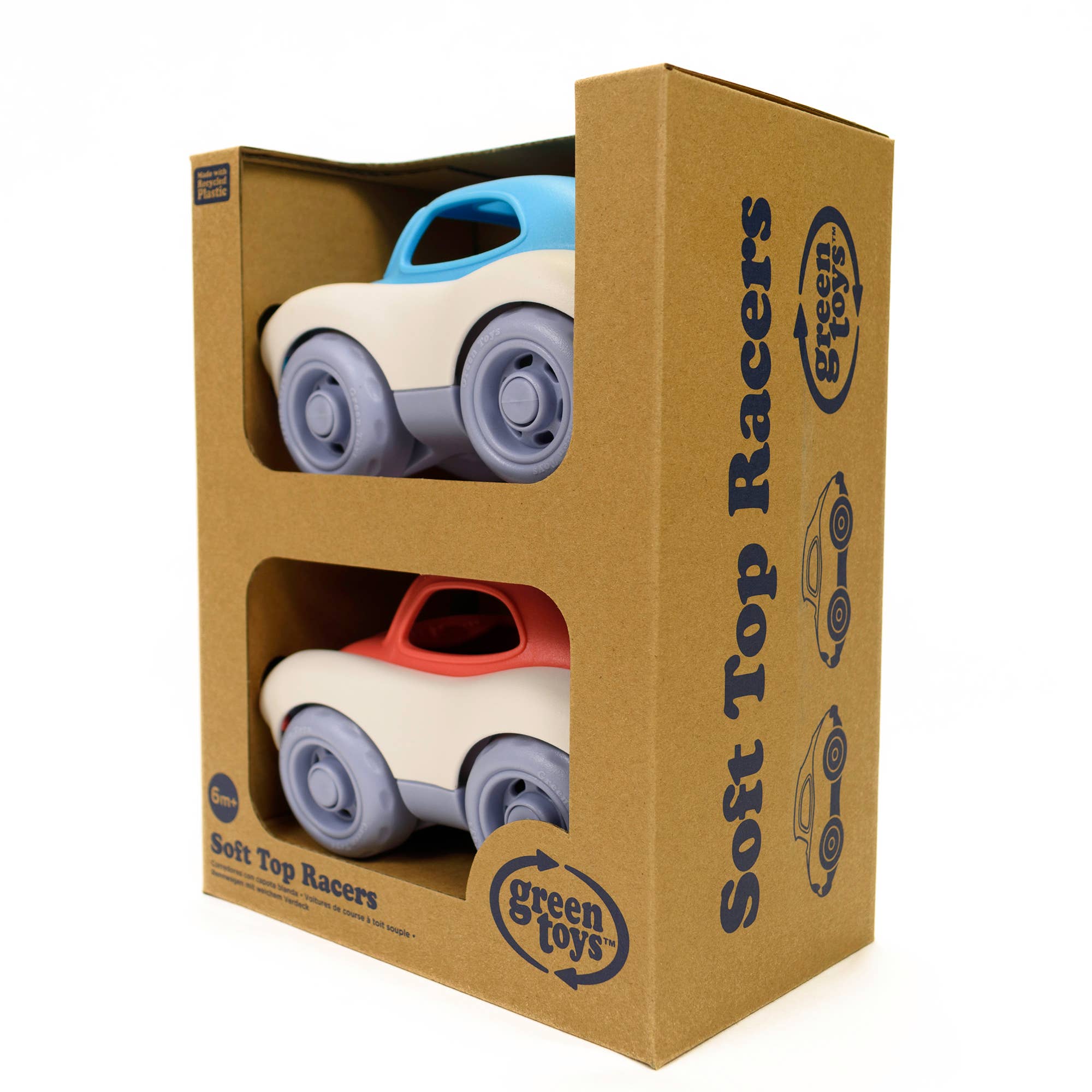 Soft Top Push Car Toy - 2 Pack