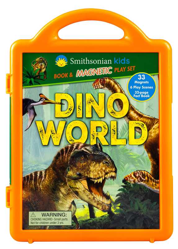 Smithsonian Kids: DinoWorld Book and Magnetic Play Set by Editors of Silver Dolphin Books