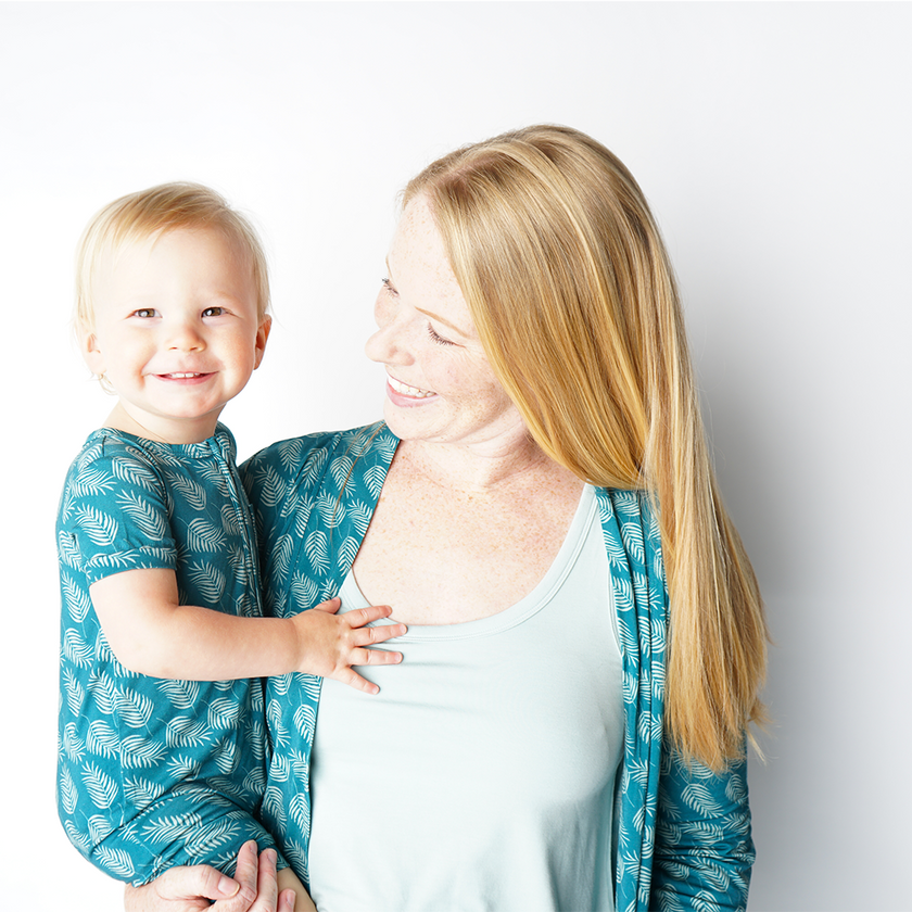 Palms in Paradise Bamboo Baby Boy Shortie Romper