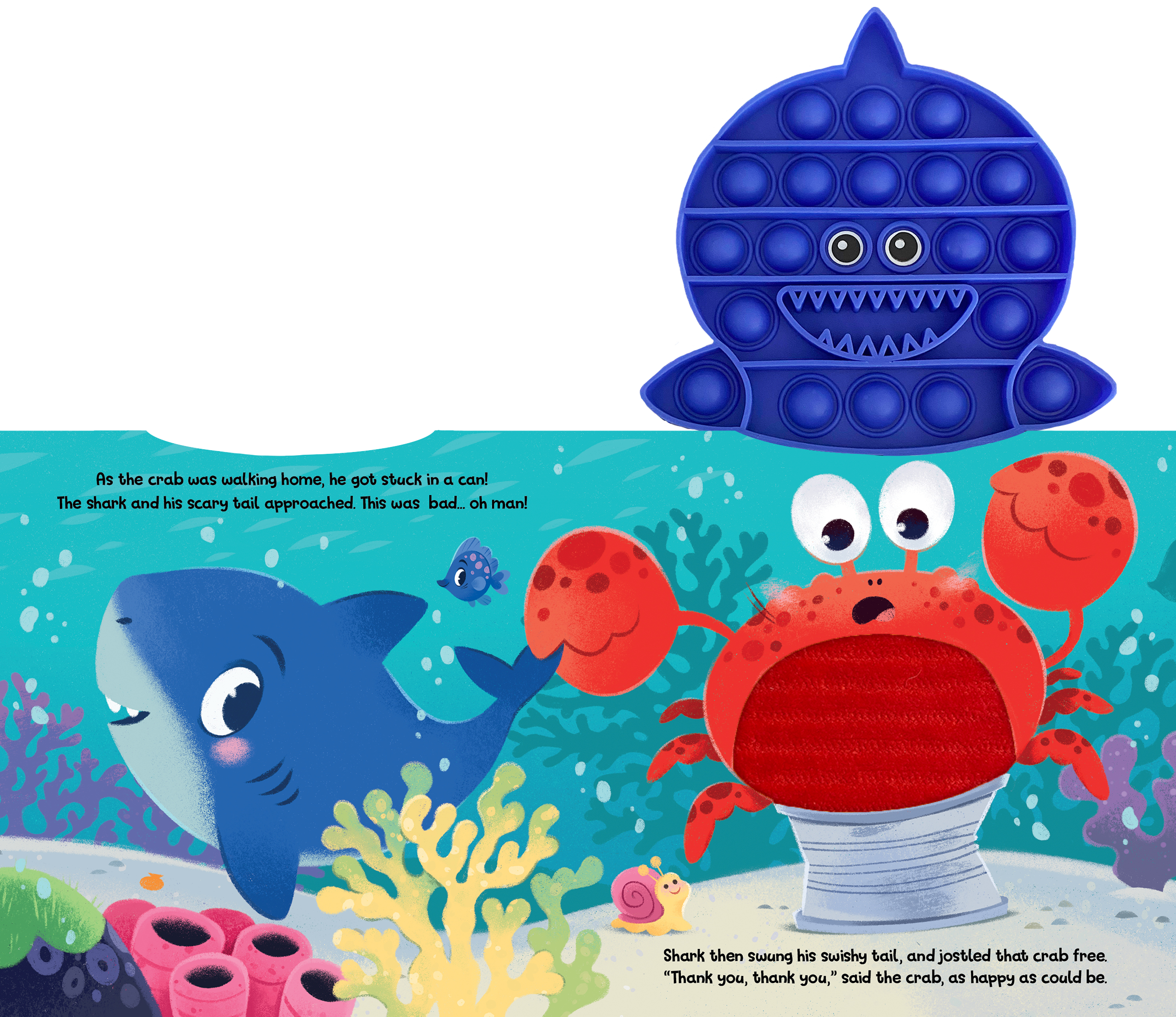 Little Shark - Your Sensory Fidget Friend Board Book