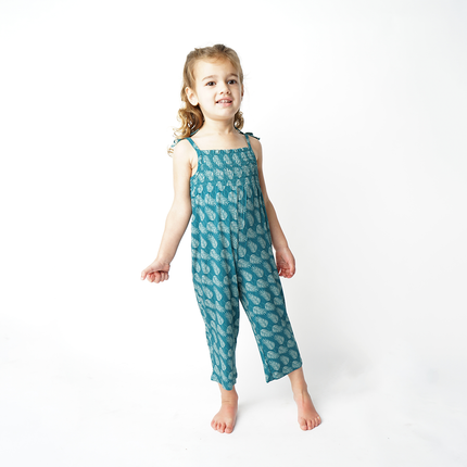 Palms in Paradise Spaghetti Strap Romper
