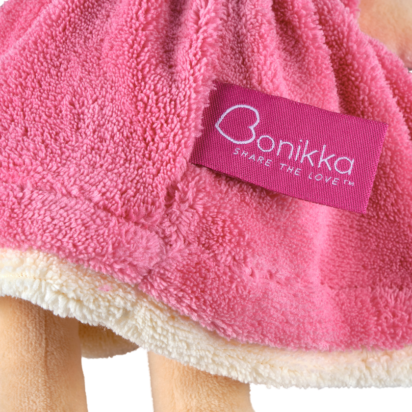 Ria Blonde Hair with Pink and White Dress W/ Display Box