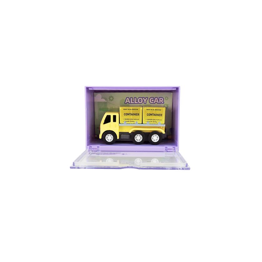 Alloy Alley Large Diecast Pull-Back Truck in reusable box