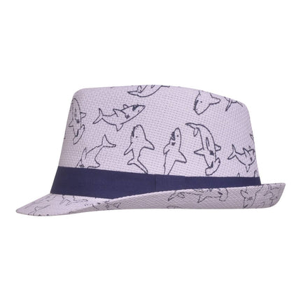 Kids UPF50+ Girls and Boys Fedora Club Sun Hat
