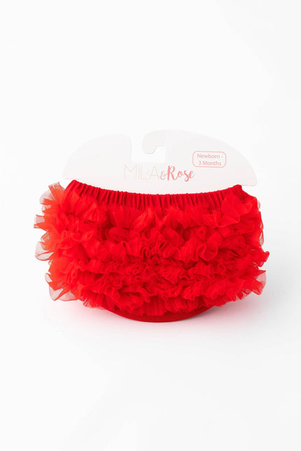 Red Ruffle Bum Bloomer