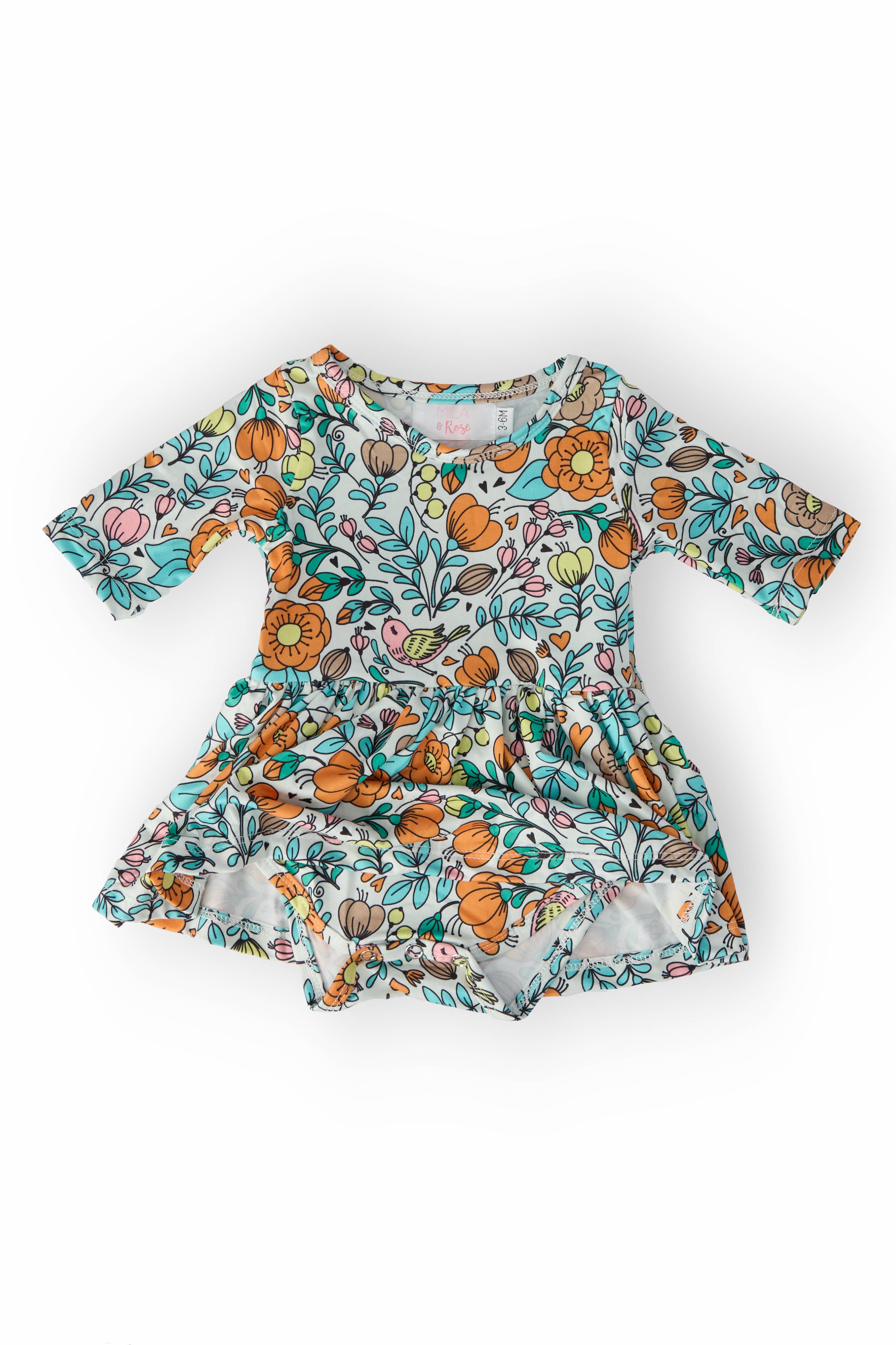 Vintage Vibes Twirl Bodysuit