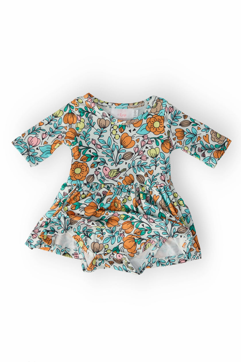 Vintage Vibes Twirl Bodysuit