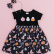 Boo Halloween Short Sleeve Tutu Dress - Girls Clothes - Kids