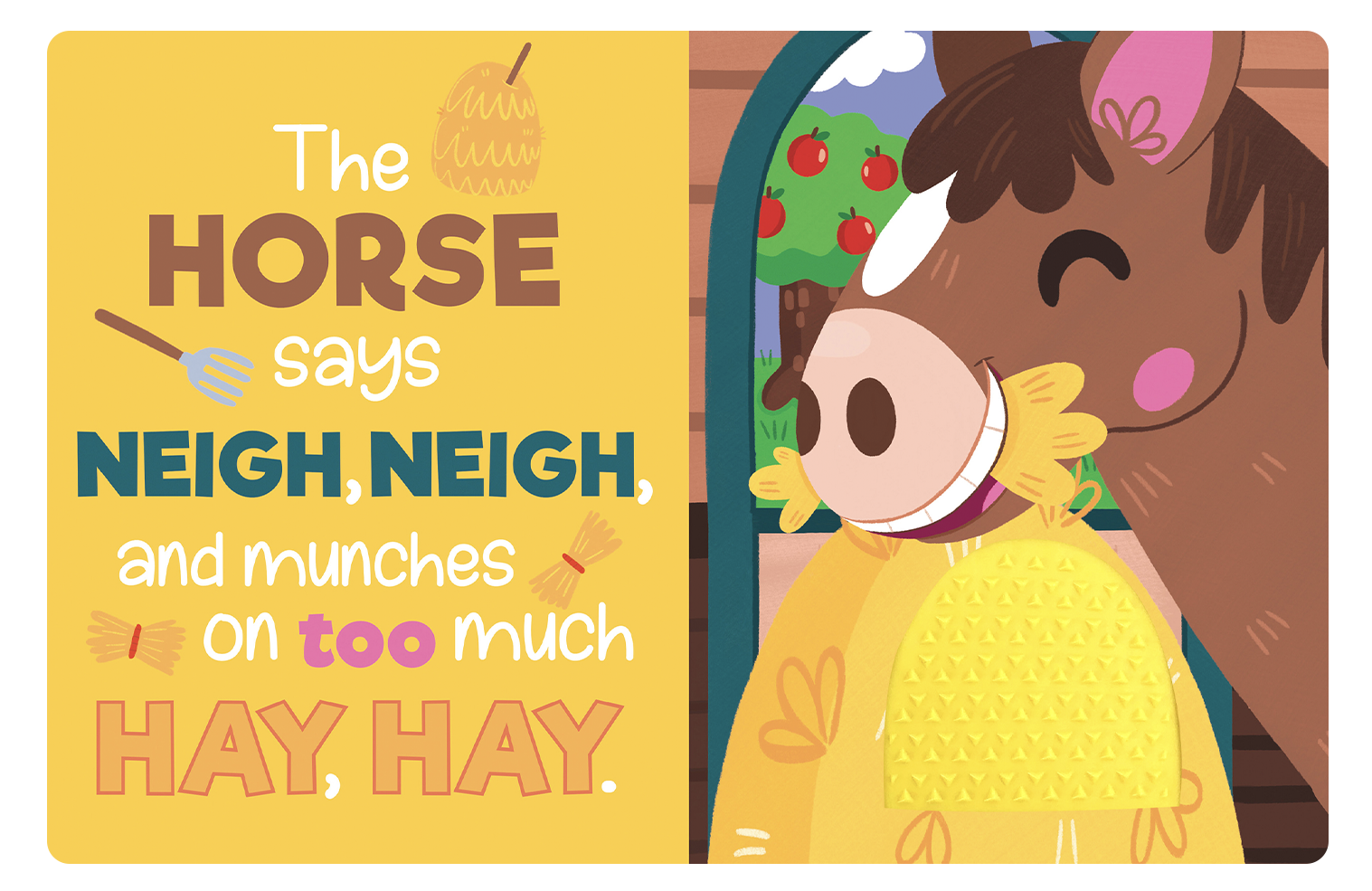 Funny Farm Animals Board Book