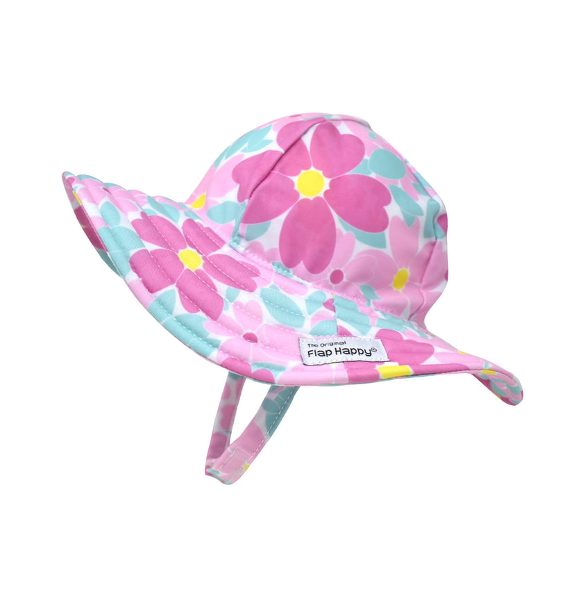 Kids UPF50+ Girls Summer Splash Swim Hat