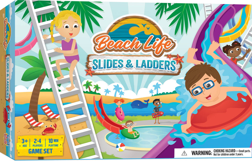 Beach Life - Slides & Ladders Board Game