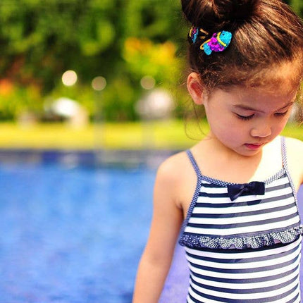 Shiny Fish Hair Clips- Shiny Blue