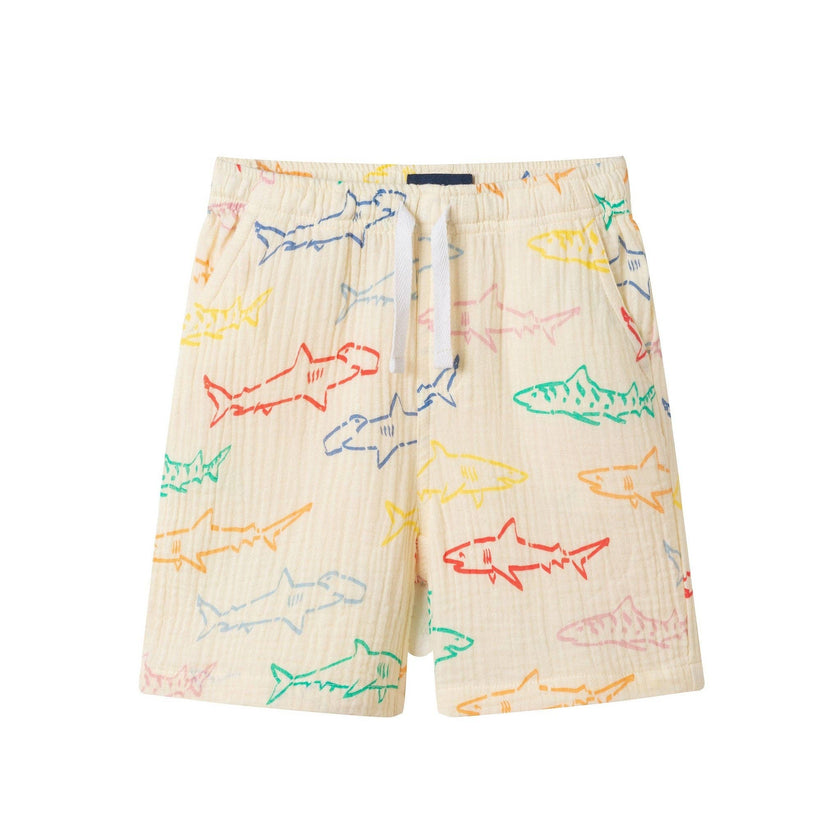 Boys Gauze Set | Multicolor Sharks