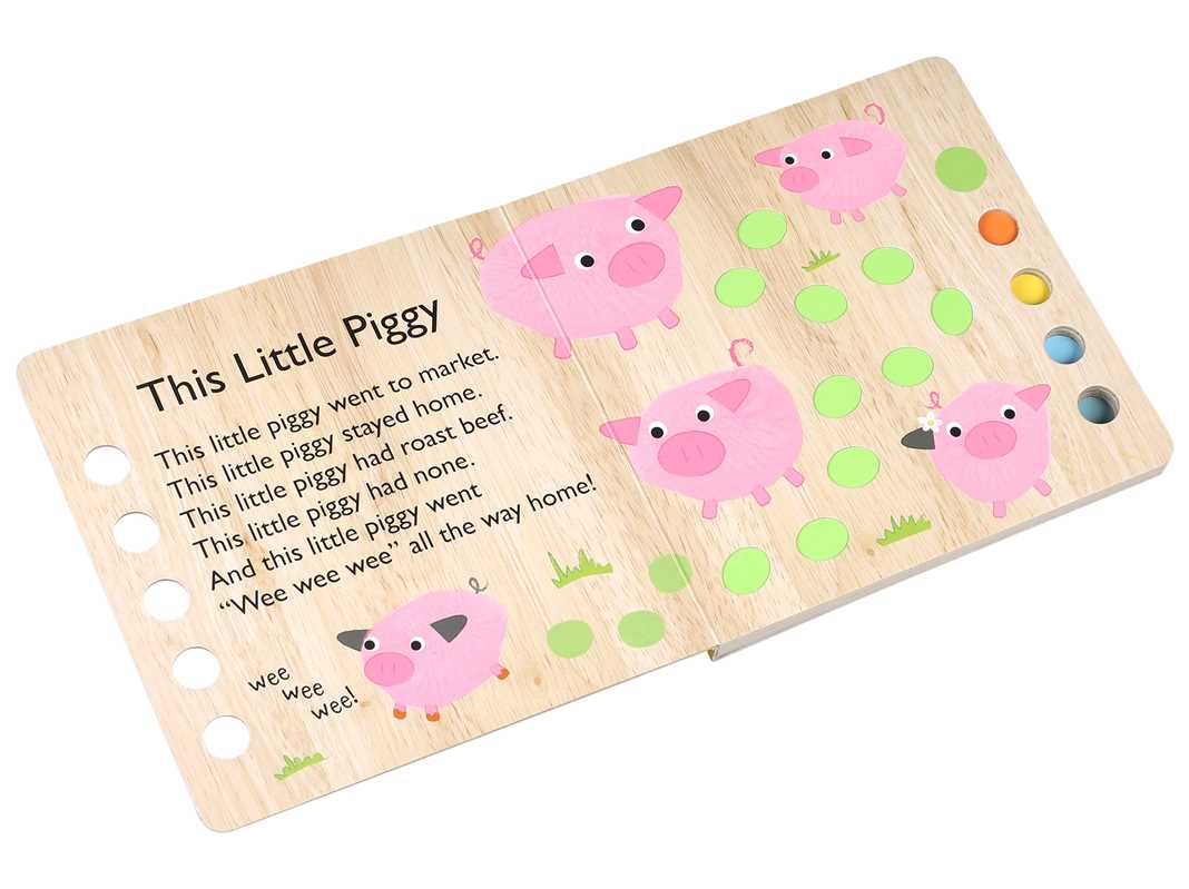 Touch and Trace Nursery Rhymes Board Book This Little Piggy