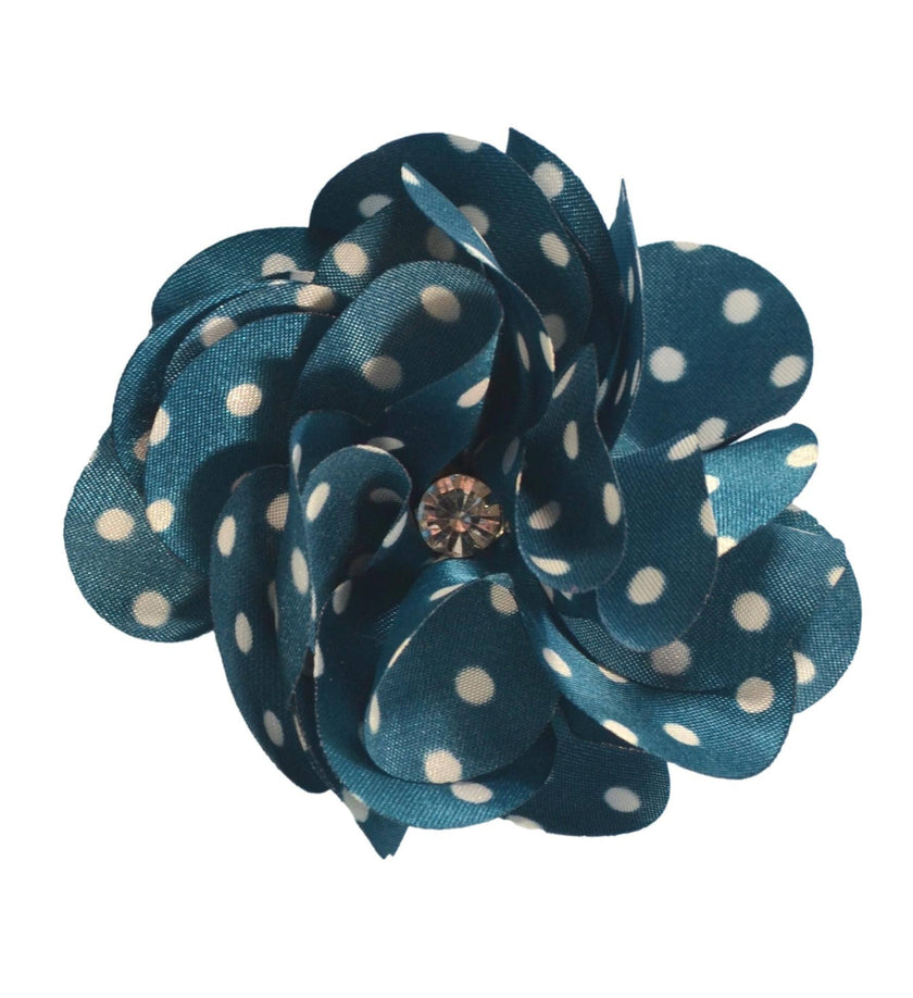 Ruby Satin Flower Hair Clip- Assorted