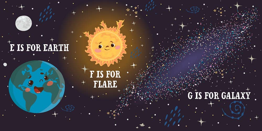S is for Space Board Book