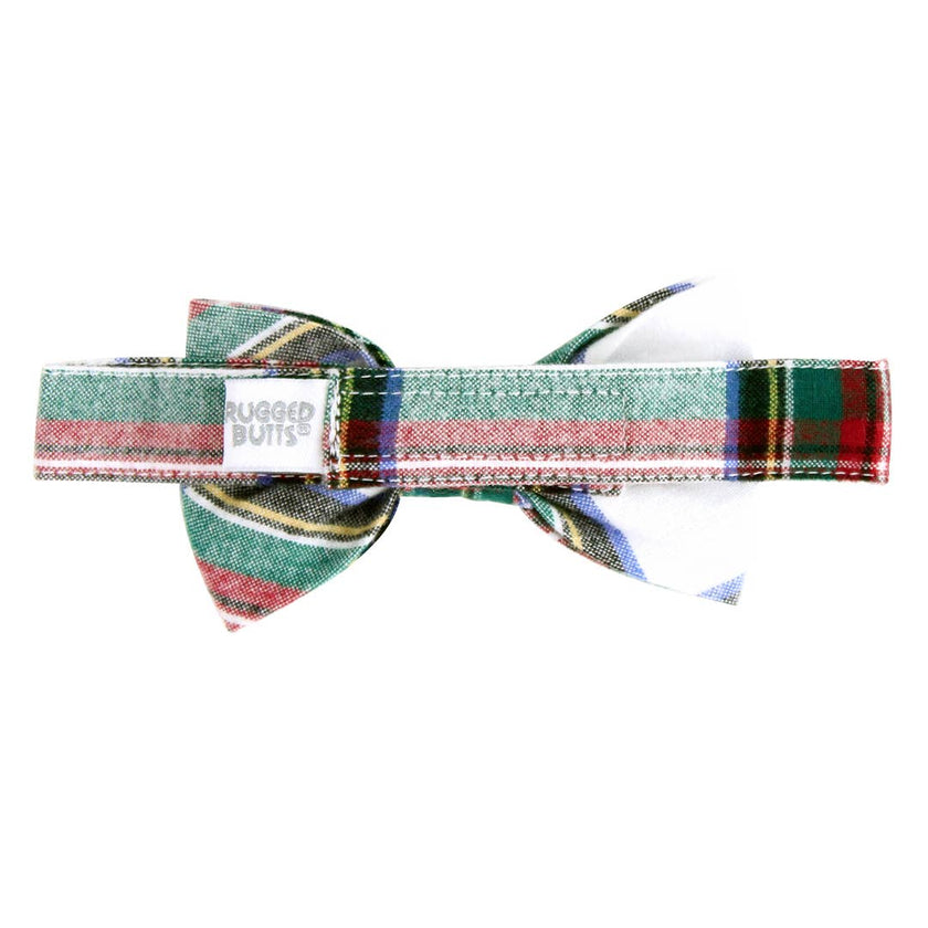 Good Tidings Plaid Bow Tie