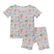 Mermaid Beach Two Piece PJs with Ruffles