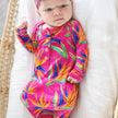 Bird of Paradise Newborn Bamboo Knotted Gown