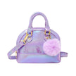 Shiny Dotted Heart Moon Handbag