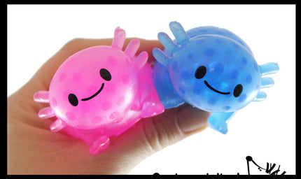 Axolotl Water Bead Filled Squeeze Stress Ball - Sensory Toy