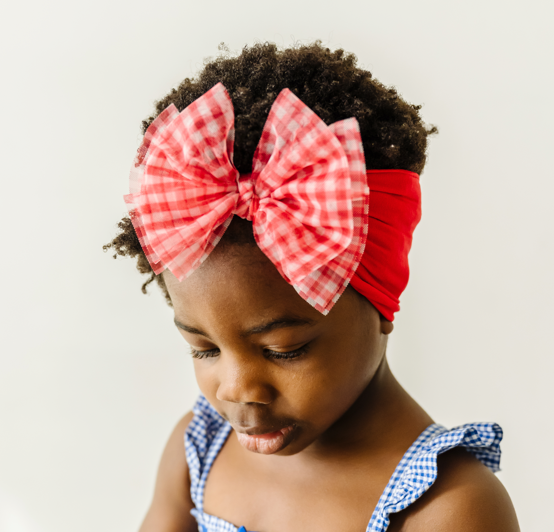 Baby Bling® Tulle FAB® soft nylon headband with tulle bow