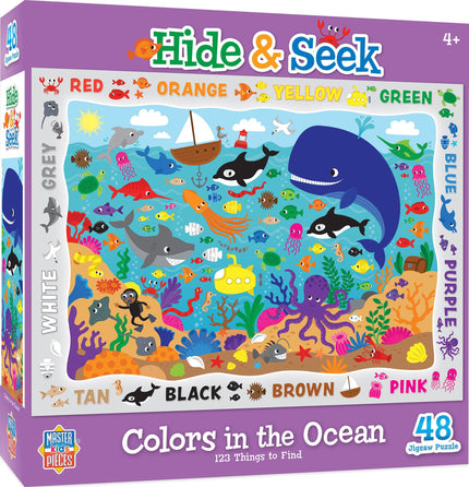 Hide & Seek - Colors in the Ocean 48 Piece Puzzle