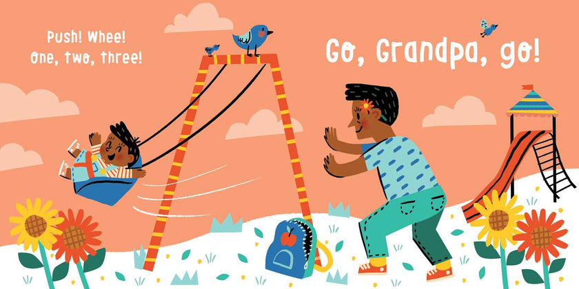 Go, Grandpa, Go! Board Book