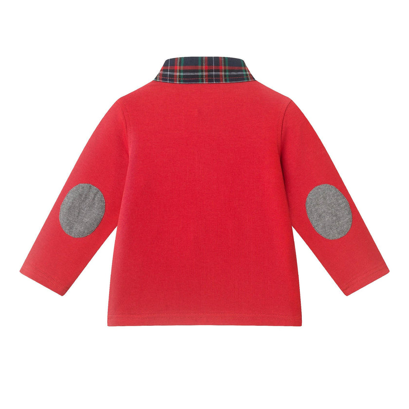 Infant Polo Shirt & Jogger Holiday Set | Red