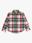 Boys Dashing Dreams Plaid Long Sleeve Button Down
