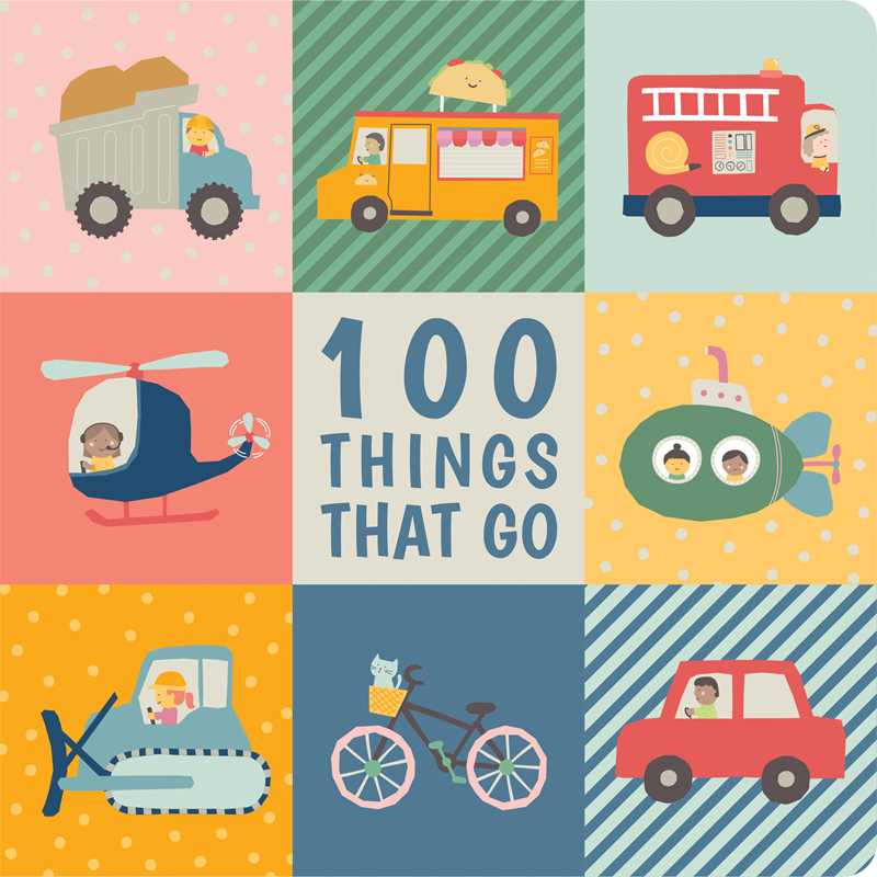 100 Things That Go Board Book