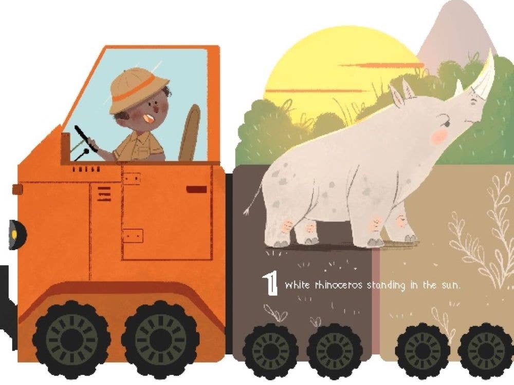 Safari Train Board Book