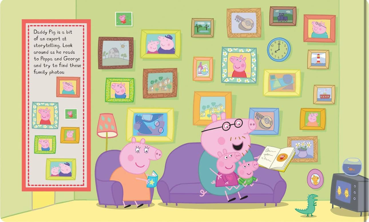 Peppa Pig - First Look and Find Board Book & Giant 40 Piece  Puzzle Set