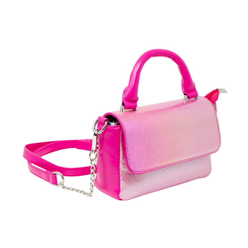 Shiny Baguette Smile Handbag