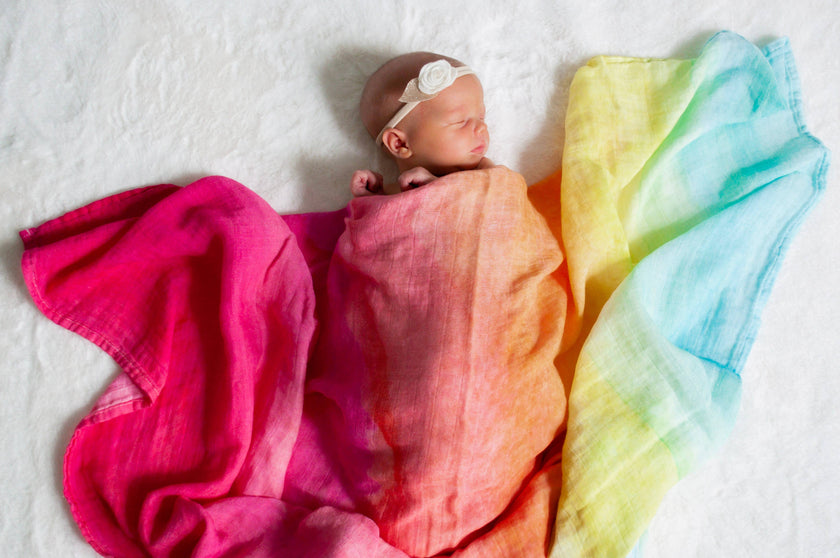 Sunset Muslin Bamboo Swaddle