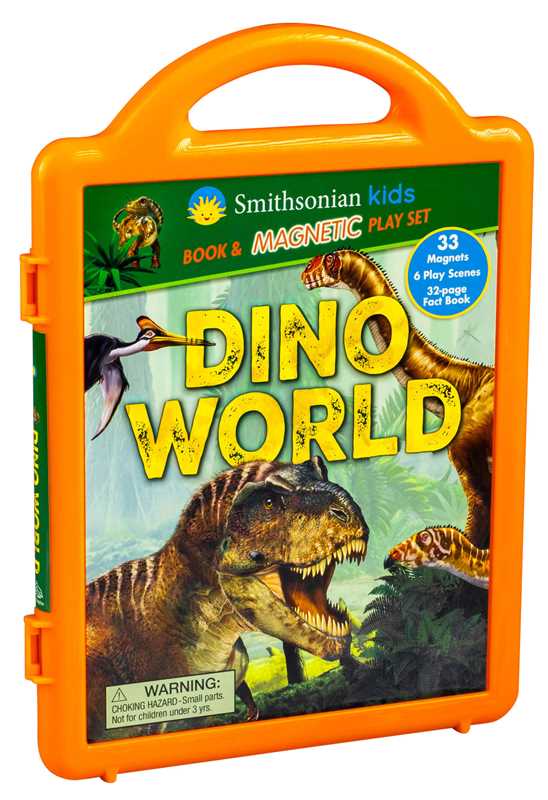 Smithsonian Kids: DinoWorld Book and Magnetic Play Set by Editors of Silver Dolphin Books