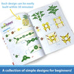 15 in 1 Brain Flakes Building Instructions For Beginners | PRINTED BOOK